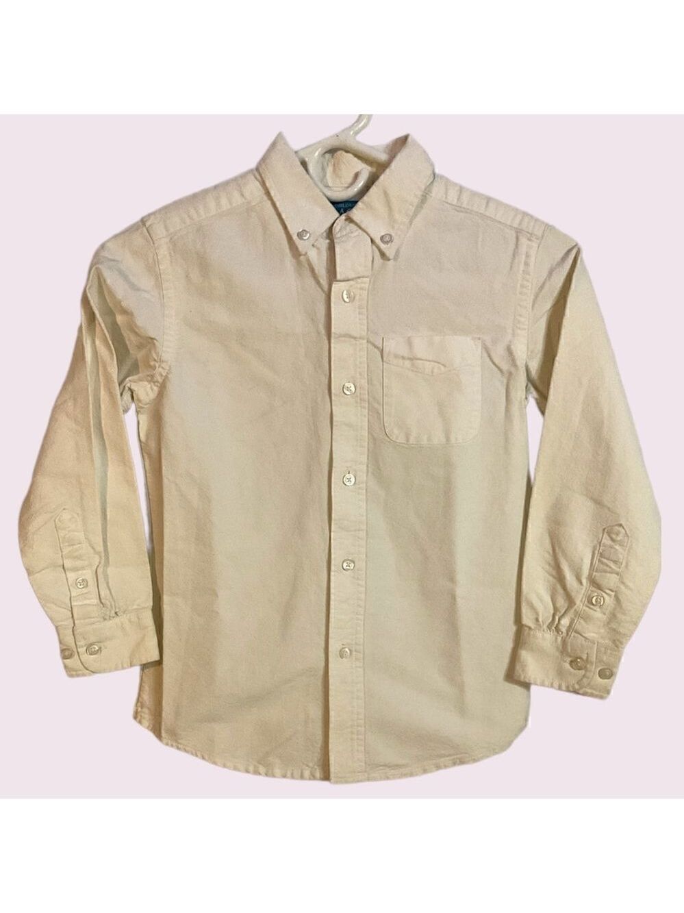 The Childrens Place Boys Button Down Collared Dress Shirt Small 5/6
